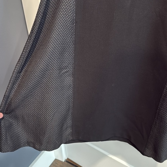 Ann Taylor Black Textured Midi Dress - Picture 6 of 11